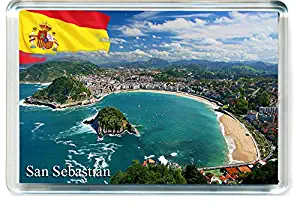 H267 San Sebastián Refrigerator Magnet Spain Travel Fridge Magnet