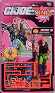 Original 3-3/4 inch GI Joe Cobra Ninja Force ZARTAN Action Figure (1992 Hasbro)