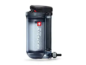 Katadyn Hiker Pro Transparent Water Filter, Long Lasting for Personal or Small Group Camping, Backpacking or Emergency Preparedness Portable Micro Filter