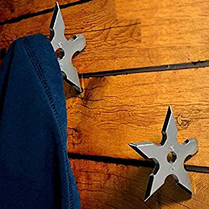 Ninja Shuriken Ninja Coat Hook Star Coat Home Decoration [ 1 Packs]