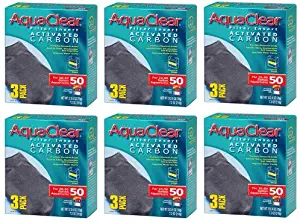 Hagen AquaClear Filter Insert Activated Carbon (6-Pack)