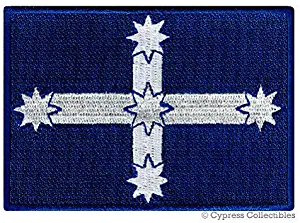 EUREKA FLAG PATCH embroidered iron-on AUSTRALIA DEMOCRACY EMBLEM AUSTRALIAN