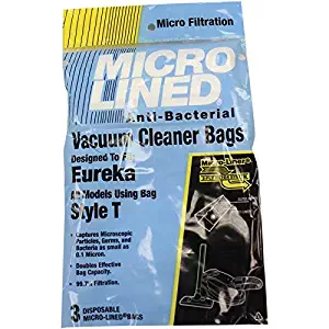 18 Eureka Style T Vacuum Bags for Eureka Canister Series 970, 18 Bags.