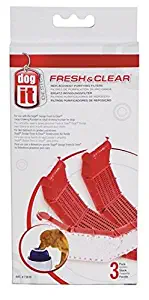 Dogit Replacement Filter Cartridge for Fresh & Clear Drinking Water Fountain for Large Dogs, 3-Pack