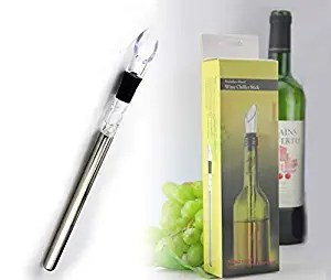 Wine Chiller - 96set Lot Wine Chiller Stick Stainless Steel Cooler Cooling Rod With Pourer Retail Box Pack Sn1325 - Jacket Electronic Accessories Horizontal Stick Insulated Creuset With Portable