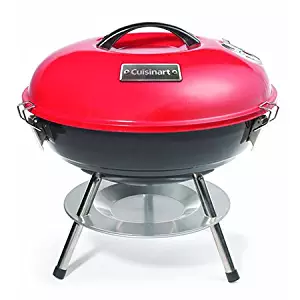 Cuisinart 14" Portable Charcoal Grill Color: Red/Black