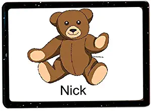 Personalized Friendly Folks Cartoon Caricature Magnet Gift: Teddy Bear - Male