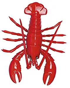 Moses. Nodding Metal Kitchen Magnetic Lobster Decorative Magnet for Red, 12.5 x 9 x 3.5 cm