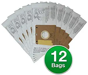 Replacement Part for EnviroCare Replacement Vacuum Bags for Eureka Style T 970 980 Canisters (4 PK 12 Bags) # 133
