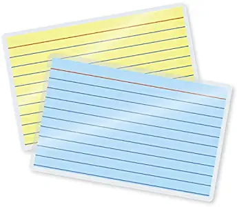5 Mil File/Index Card Laminating Pouches 3-1/2" x 5-1/2" (200/bx)
