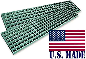 BILLET4X4 U.S. Made HD Waffle Boards – Fiber Glass 12 inch X 48 inch X 1.5 inch (Pair) (Off-Road Recovery)