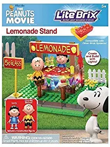 Lite Brix The Peanuts Movie Lemonade Stand Building Set by Lite Brix by Peanuts