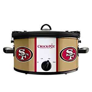 Official NFL Crock-pot Cook & Carry 6 Quart Slow Cooker - San Francisco 49ers