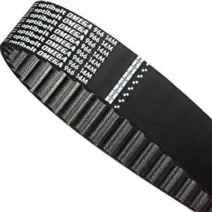 OPTIBELT Corporation 345-3M-9 - Omega Synchronous Timing Belt - 3 mm Pitch, 115 Teeth, 9 mm Width, 345 mm Length, Chloroprene Rubber, 3M