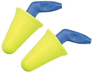 3M 318-4000 Multiple Use Push-Ins SofTouch Push-to-Fit Polyurethane Foam Uncorded Earplugs With Pistol-Grip Handle (1 Pair Per Poly Bag, 200 Pair Per Box) (200/PR)