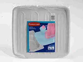 Rubbermaid 1180MAWHT White Dish Drainer Tray