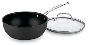 Cuisinart 635-24 Chef's Classic Nonstick Hard-Anodized 3-Quart Chef's Pan with Cover