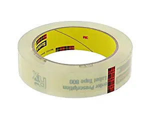 3M Scotch 800 Clear Label Protective Roll - 1 in Width - 72 yd Length - Bulk - 03551 [PRICE is per ROLL]