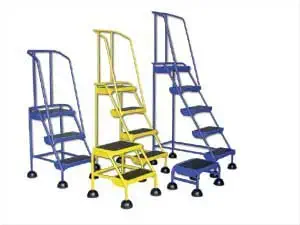 Vestil Mfg. Co. Commercial Rolling Ladders Comm-Ldr4-Hr No. Steps: 4 Top