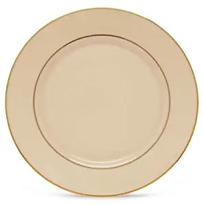 Lenox Hayworth Gold Banded Ivory China Salad Plate