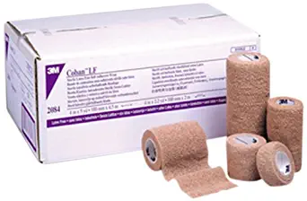 3M Coban LF Latex Free Self-Adherent Wrap 2086S (Pack of 12)