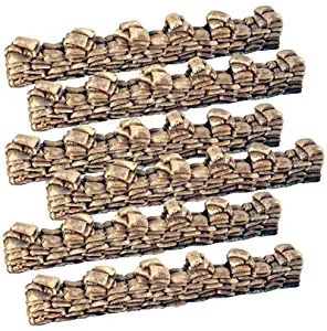 Pegasus Hobbies Prepainted Sandbags, Straight PGH5207