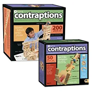 MindWare KEVA Contraptions Set of 2: 200 and 50 Planks Building Set