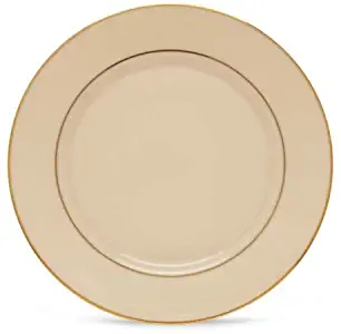 Lenox Hayworth Gold Banded Ivory China Dinner Plate