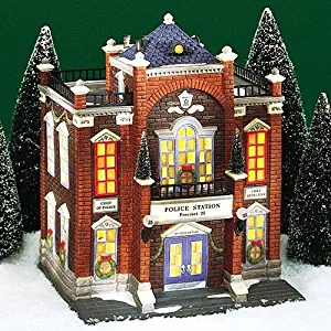 Dept 56 Heritage Village Cchristmas in the City Series Precinct 25 Police Station