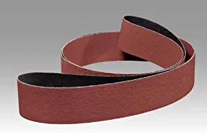 3M Cubitron 964F Coated Ceramic Sanding Belt - 80 Grit - 1 in Width x 42 in Length - 21457 [PRICE is per CASE]