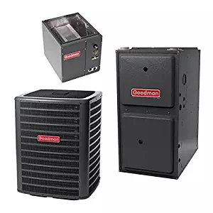 80,000 BTU 96% Gas Furnace and 2.5 ton 13 SEER Air Conditioner GMSS960803BN-GSX130301-CAPF3030B6