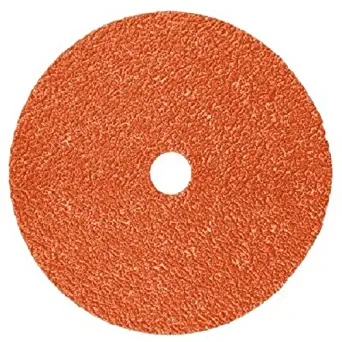 3M Cubitron II Fibre Disc 987C,Precision Shaped Ceramic Grain, Wet/Dry, 7" Diameter, 80+ Grit, Orange (Pack of 25)