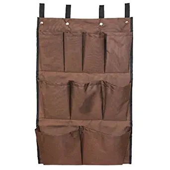 American Supply 9 Pockets Cart Caddy Bag, Brown