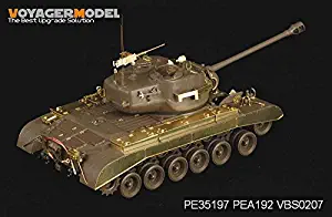 KNL HOBBY VOYAGER MODEL Photo-etched sheets parts The best upgrade solution PEA192 M26 Pershing heavy tank side skirts and a storage box transformation piece of metal etching