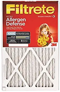 3M 9842DC-6 Filtrete 1000 Micro Allergen Defense Filter, 12 x 30 x 1