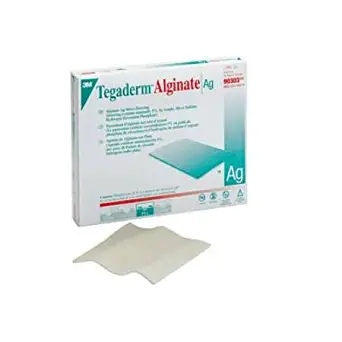 Tegaderm Alginate Ag Silver Dressing, 4X5 Inches, 10 count