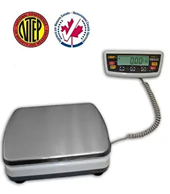 Intelligent APM-30 Portable Bench Shipping Scale, NTEP, Legal For Trade,30 kg/60 lb by 0.01 kg/0.02 lb,Platform size 11"X13",New