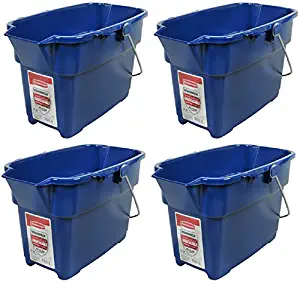 Rubbermaid 1793555 14 Quart, Royal Blue, Roughneck Bucket - Quantity 4