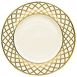 Lenox Hayworth Gold Banded Ivory China 9 Accent Plate