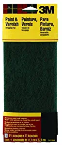 3M Hand Sanding Stripping Pad, Green, Coarse, 4.375-Inch by 11-Inch