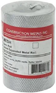 Construction Metals KM425 Mesh Screening, 4" by 25'