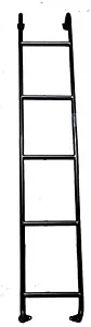 Trucknvans Black Rear Door Van Ladder 2014-2017 Ram Pro Master Van - Standard Roof