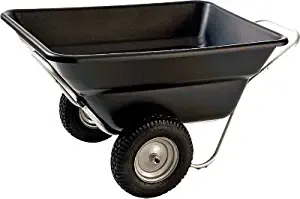 Smart Carts Contractor Grade Cart44; 12 Cu. Ft. Tub44; with 16 in. Heavy Duty Turf Wheels44; Green