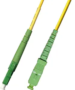 3M - Singlemode Simplex Fiber Optic Cable (9/125) - LC/APC to SC/APC
