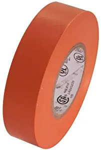 Electrical Tape 3/4" x 66' UL/CSA 1 roll pack several colors., Orange