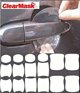 ClearMask Door Handle Film Cups 4 Sets of 4 (16 Total, 8 Mil Clear Urethane Film from 3M, Eastman Llumar Suntek or Equal)