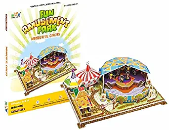 Big Daddy's 3-D Puzzel Building Set, Fun Amusement Park Series, Create A Circus