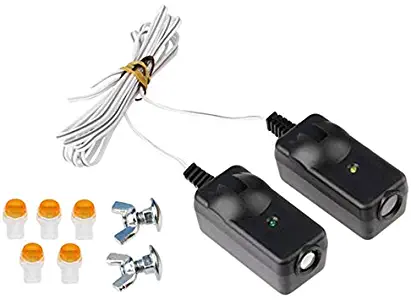 Safety Sensor Eyes for 41A5034 Liftmaster Sears Chamberlain Craftsman Garage Door Opener (1 kit) - Updated Version 2.0