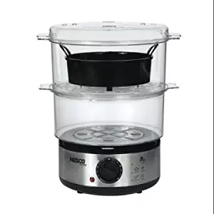 Nesco ST-25F 5qt Food Steamer Bpa Free Appl Stainless Steel Base 400watt