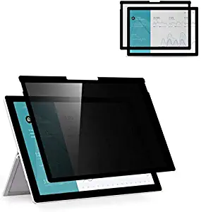 [ Fully Removable ] 12.3 inch Surface pro Privacy Screen Filter Protector Compatible with Microsoft Surface Pro7/ 6/5/4-High Clarity- Anti-Glare/Anti-Spy Filter